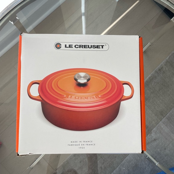 Le Creuset Soleil 29 cm Oval Dutch Oven BNIB - Picture 6 of 6